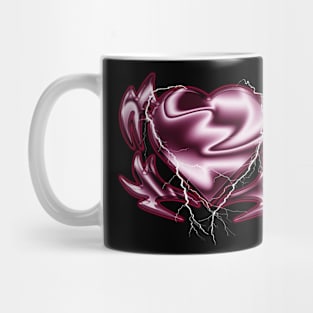 Chrome heart Mug